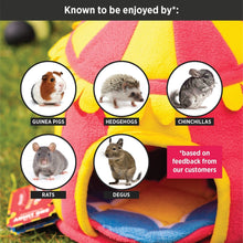 Load image into Gallery viewer, HayPigs!® Circus Hidey Hut™ - Fleece Hidey Hut