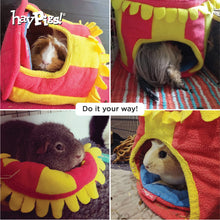 Load image into Gallery viewer, HayPigs!® Circus Hidey Hut™ - Fleece Hidey Hut