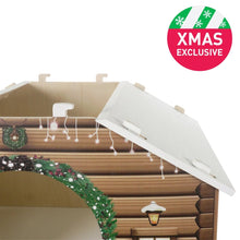 Load image into Gallery viewer, Rosewood Cupid & Comet Winter Cabin Hideaway for Guinea Pigs and Small Rabbits