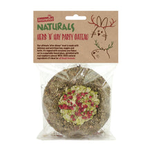 Load image into Gallery viewer, Rosewood Naturals Herb ’n’ Hay Party Gateau for Guinea Pigs & Small Furries 130g
