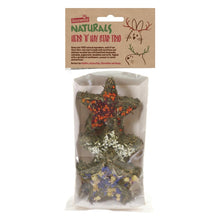 Load image into Gallery viewer, Rosewood Naturals Herb ’n’ Hay Star Trio for Guinea Pigs & Small Furries