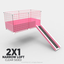 Load image into Gallery viewer, Ozzy Cages 2x1 C&C Narrow Loft Kit - Clear Sided