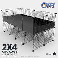Load image into Gallery viewer, Ozzy Cages 2x4 C&C Enclosure - Clear Sided