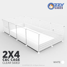 Load image into Gallery viewer, Ozzy Cages 2x4 C&C Enclosure - Clear Sided