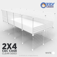 Load image into Gallery viewer, Ozzy Cages 2x4 C&C Enclosure - Clear Sided
