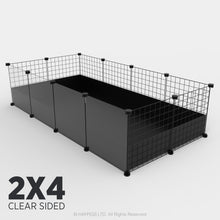 Load image into Gallery viewer, Ozzy Cages 2x4 C&C Enclosure - Clear Sided