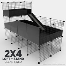 Load image into Gallery viewer, Ozzy Cages 2x4 C&C Enclosure - Clear Sided