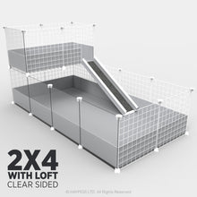 Load image into Gallery viewer, Ozzy Cages 2x4 C&C Enclosure - Clear Sided