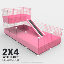 Load image into Gallery viewer, Ozzy Cages 2x4 C&C Enclosure - Clear Sided