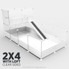 Load image into Gallery viewer, Ozzy Cages 2x4 C&C Enclosure - Clear Sided