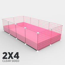 Load image into Gallery viewer, Ozzy Cages 2x4 C&C Enclosure - Clear Sided