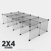 Load image into Gallery viewer, Ozzy Cages C&C Stand Kit - Ozzy Cages - 2x4 - Single Layer - Back