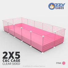 Load image into Gallery viewer, Ozzy Cages 2x5 C&C Enclosure - Clear Sided