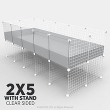 Load image into Gallery viewer, Ozzy Cages 2x5 C&C Enclosure - Clear Sided
