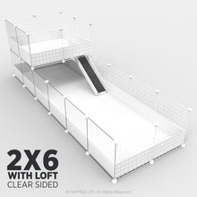 Load image into Gallery viewer, Ozzy Cages 2x6 C&C Enclosure - Clear Sided