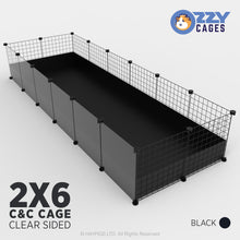 Load image into Gallery viewer, Ozzy Cages 2x6 C&C Enclosure - Clear Sided