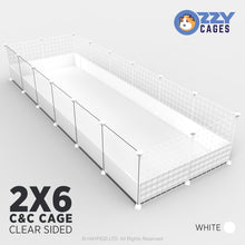 Load image into Gallery viewer, Ozzy Cages 2x6 C&C Enclosure - Clear Sided