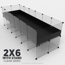 Load image into Gallery viewer, Ozzy Cages 2x6 C&C Enclosure - Clear Sided