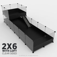 Load image into Gallery viewer, Ozzy Cages 2x6 C&C Enclosure - Clear Sided