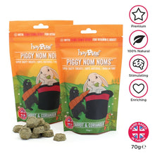 Load image into Gallery viewer, HayPigs!® Piggy Nom Noms™ - Carrot & Coriander 70g