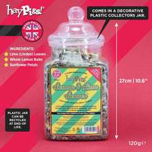 Load image into Gallery viewer, HayPigs!® Lemon & Lime Leaves™ (120g) in Large Collectors Jar