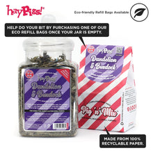Load image into Gallery viewer, HayPigs!® Dandelion & Burdock™ (300g) in Large Collectors Jar
