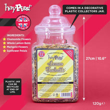 Load image into Gallery viewer, HayPigs!® Lemon Furbutts™ (120g) in Large Collectors Jar