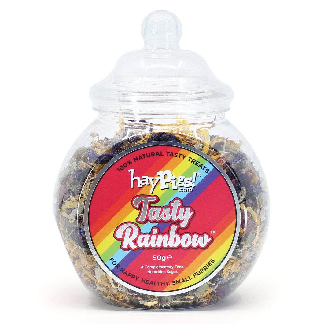 HayPigs!® Tasty Rainbow™ (50g) in Small Collectors Jar