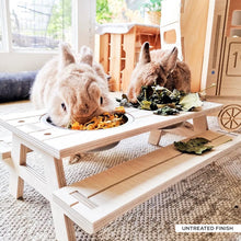 Load image into Gallery viewer, The Pignic Bench - Feeding Station for Rabbits and Guinea Pigs