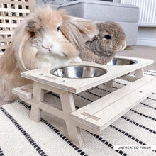 Load image into Gallery viewer, The Pignic Bench - Feeding Station for Rabbits and Guinea Pigs