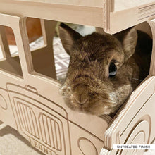 Load image into Gallery viewer, The Wimblebun Bus - Double - Decker Bus Rabbit Hide