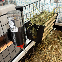 Load image into Gallery viewer, Guinea Pig & Rabbit Water Bottle Holder – Jet Black, 320ml