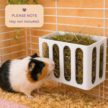 Load image into Gallery viewer, Guinea Pig & Rabbit Hay Feeder – White