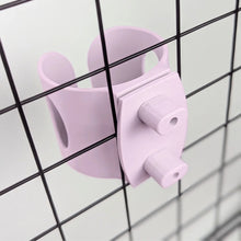 Load image into Gallery viewer, Guinea Pig & Rabbit Water Bottle Holder – Pastel Pink, 320ml