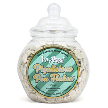 Load image into Gallery viewer, HayPigs!® Pigalicious Pea Flakes™ (300g) in Small Collectors Jar