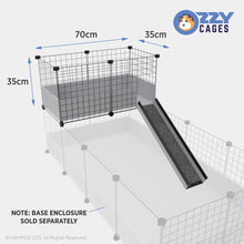 Load image into Gallery viewer, Ozzy Cages 2x1 C&C Narrow Loft Kit - Clear Sided - C&C Guinea Pig Cage Enclosure
