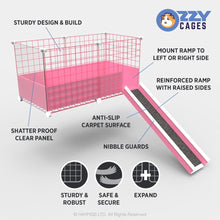 Load image into Gallery viewer, Ozzy Cages 2x1 C&C Narrow Loft Kit - Clear Sided - C&C Guinea Pig Cage Enclosure