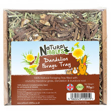 Load image into Gallery viewer, Natural Nibbles Dandelion Forage Tray 70g