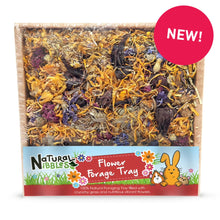 Load image into Gallery viewer, Natural Nibbles Flower Forage Tray 70g