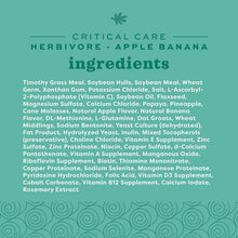 Load image into Gallery viewer, Oxbow Critical Care® Herbivore Apple & Banana 141g