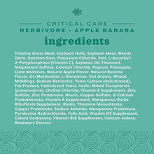 Load image into Gallery viewer, Oxbow Critical Care® Herbivore Apple & Banana 141g