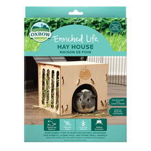 Load image into Gallery viewer, Oxbow Enriched Life Hay House - Small Animal Hay Feeder Hideout