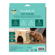 Load image into Gallery viewer, Oxbow Enriched Life Hay House - Small Animal Hay Feeder Hideout