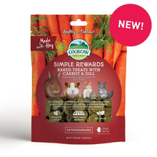 Load image into Gallery viewer, Oxbow Simple Rewards Baked Treats - Carrot & Dill 85g
