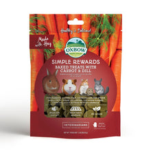 Load image into Gallery viewer, Oxbow Simple Rewards Baked Treats - Carrot & Dill 85g