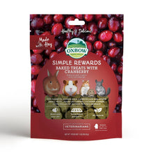 Load image into Gallery viewer, Oxbow Simple Rewards Baked Treats - Cranberry 85g