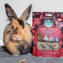 Load image into Gallery viewer, Oxbow Simple Rewards Baked Treats - Cranberry 85g