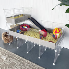 Load image into Gallery viewer, Ozzy Cages 2x1 C&C Narrow Loft Kit - Clear Sided - C&C Guinea Pig Cage Enclosure