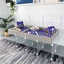 Load image into Gallery viewer, Ozzy Cages 2x6 C&C Enclosure - Clear Sided - C&C Guinea Pig Cage