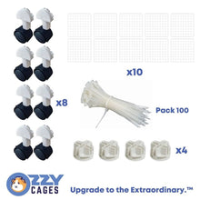 Load image into Gallery viewer, Ozzy Cages C&C Wheel Kit - C&C Guinea Pig Cage Enclosure - Ozzy Cages